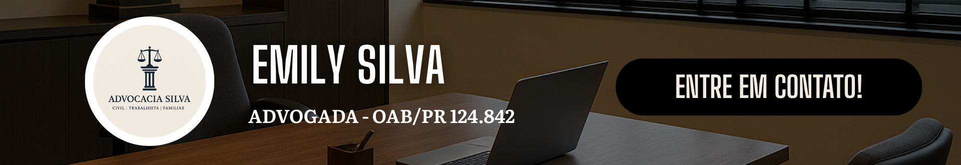 Banner Emily Silva - Advocacia